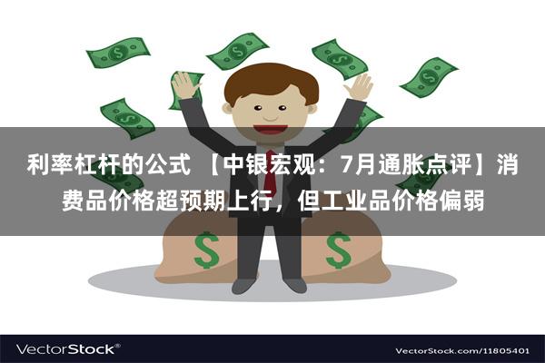 利率杠杆的公式 【中银宏观：7月通胀点评】消费品价格超预期上行，但工业品价格偏弱