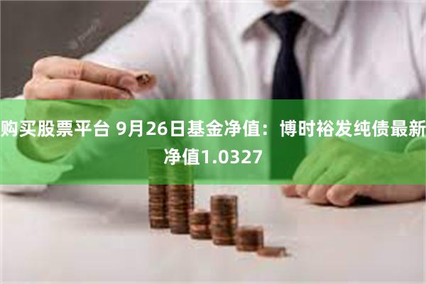 购买股票平台 9月26日基金净值：博时裕发纯债最新净值1.0327