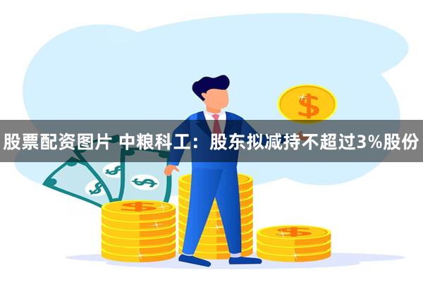 股票配资图片 中粮科工：股东拟减持不超过3%股份