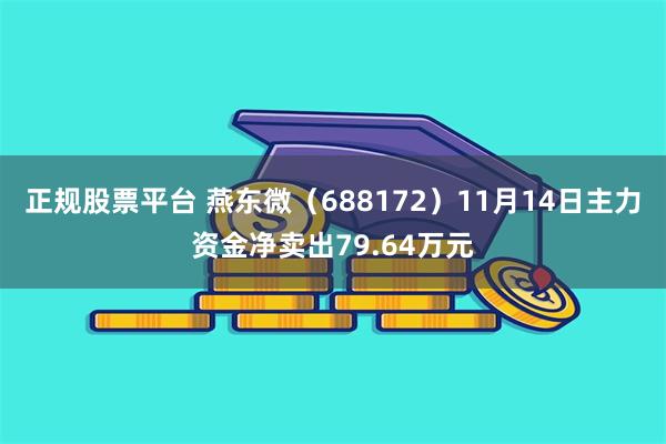 正规股票平台 燕东微（688172）11月14日主力资金净卖出79.64万元