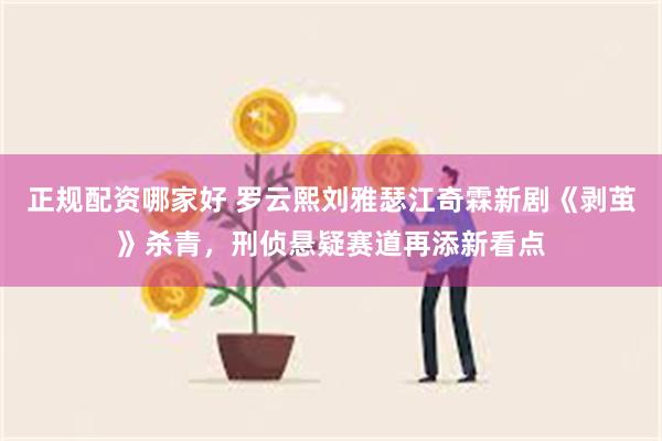 正规配资哪家好 罗云熙刘雅瑟江奇霖新剧《剥茧》杀青，刑侦悬疑赛道再添新看点